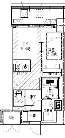 JMFレジデンス都島の間取り