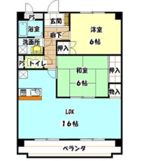 【間取り】 | 第5田中ビル【名古屋市賃貸・鉄筋コンクリート造】