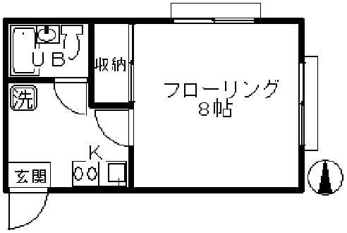 【間取り】 | グリーンコーポ