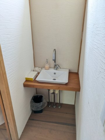【洗面所】 | 山武市美杉野1丁目　中古戸建 | 1階洗面台