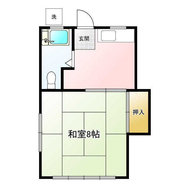 寿ハイツの間取り