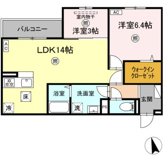 PREMILIFE大州浜の間取り