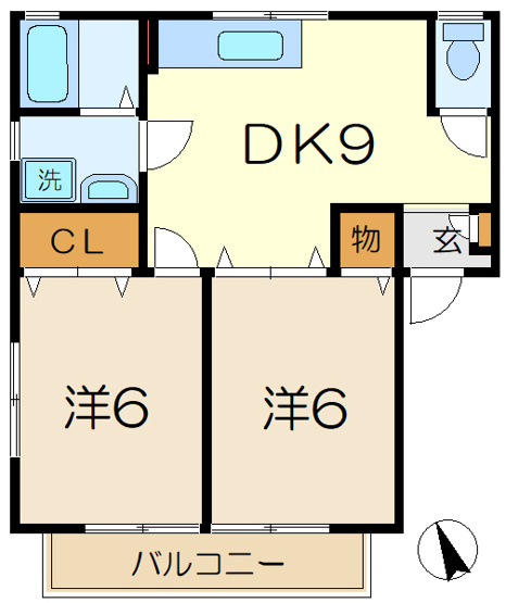 【間取り】 | マリーク壱番館