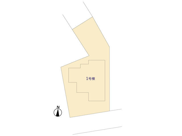 ４２１５市川市下貝塚１９期１棟の区画図