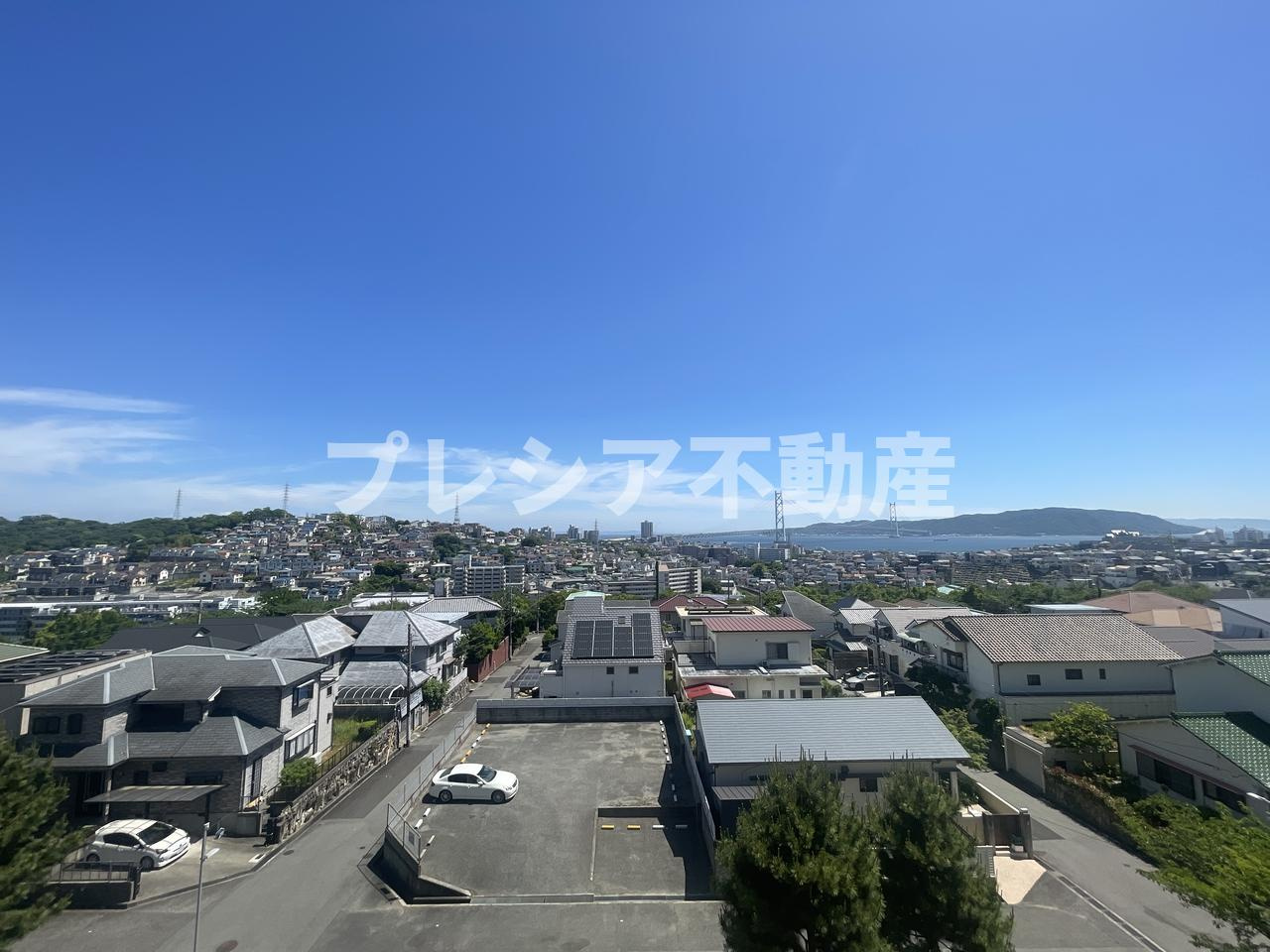 明舞第一団地2号棟の展望