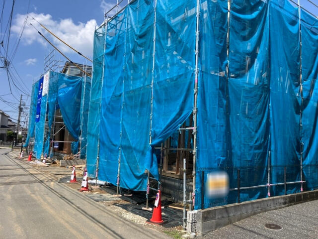 ブルーミングガーデン　市川市曽谷４丁目４棟／１期４号棟の前面道路含む現地写真|★販売現地★2026.4.11撮影