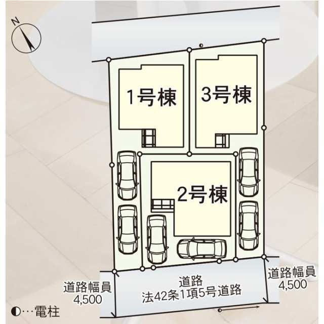鎌ケ谷市中佐津間　第７の区画図