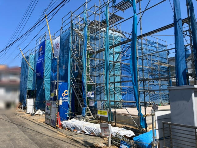 ブルーミングガーデン　柏市桜台３棟／１期３号棟の前面道路含む現地写真|★販売現地★2026.5.17撮影