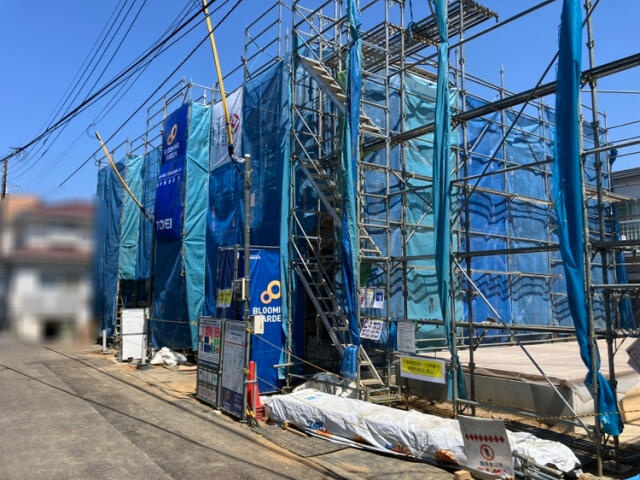 ブルーミングガーデン　柏市桜台３棟／１期３号棟の前面道路含む現地写真|★販売現地★2026.5.17撮影
