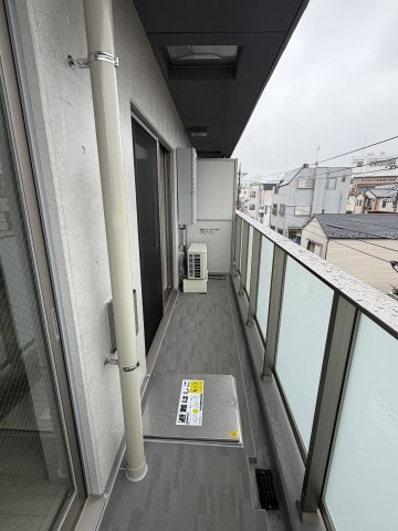足立区千住龍田町の賃貸マンションのバルコニー