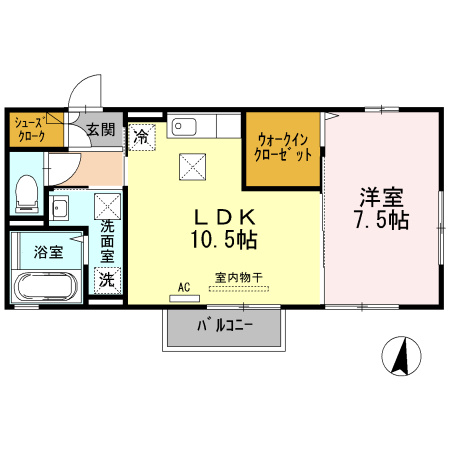 クレセント・ピアの間取り