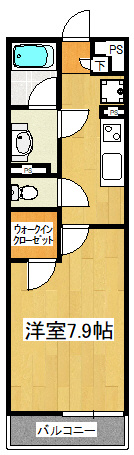 ヴィラ原木中山の間取り