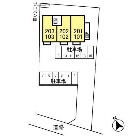 サンライト　Ⅰの区画図|当社、チルホームのHPもご覧ください(^^)/物件情報多数♪