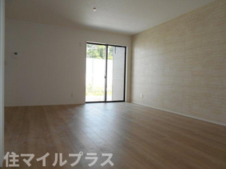 【居間・リビング】 | 郡山市喜久田町双又新築一戸建て5棟 | 使いやすいリビングです