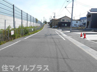 【前面道路含む現地写真】 | 郡山市喜久田町双又新築一戸建て5棟 | 前面道路含む現地写真です