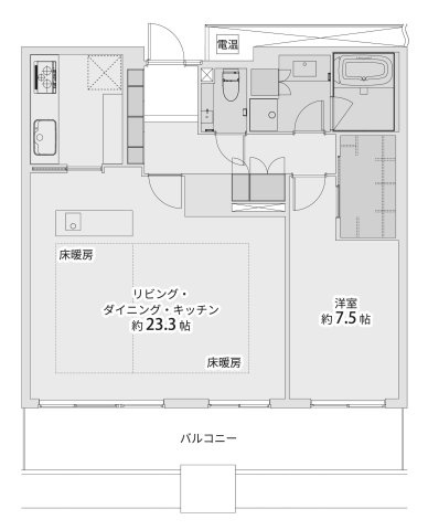 The Kitahama（ザ・キタハマ)の間取り