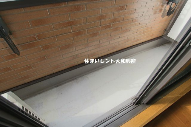 ハイツ大明のバルコニー