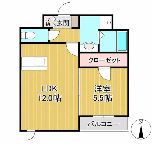 ALLEYⅡの間取り|※現況優先です