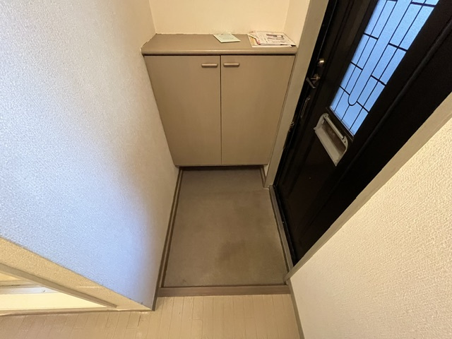 ドミールFの玄関