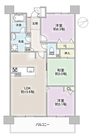 グラン・コート守山川村の間取り