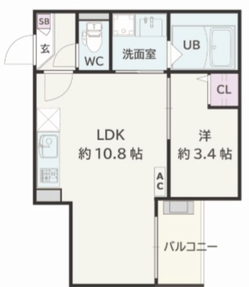 Jack shinsakaeⅠ　　刈谷市近郊の賃貸はクラスホーム刈谷店の間取り