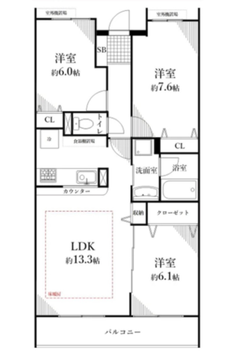 ★仲介手数料無料★クレッセント下丸子Ⅳ(新規リノベーション済み）