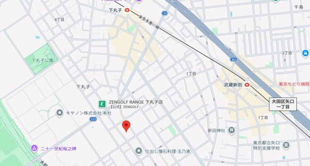 ★仲介手数料無料★クレッセント下丸子Ⅳ(新規リノベーション済み）の地図