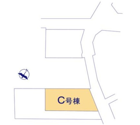 第10上尾緑丘　全3棟　C号棟の区画図