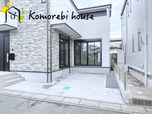 桶川市朝日　2期　新築一戸建て　KEIAI GRACE　01の駐車場|26.4.10　撮影済み