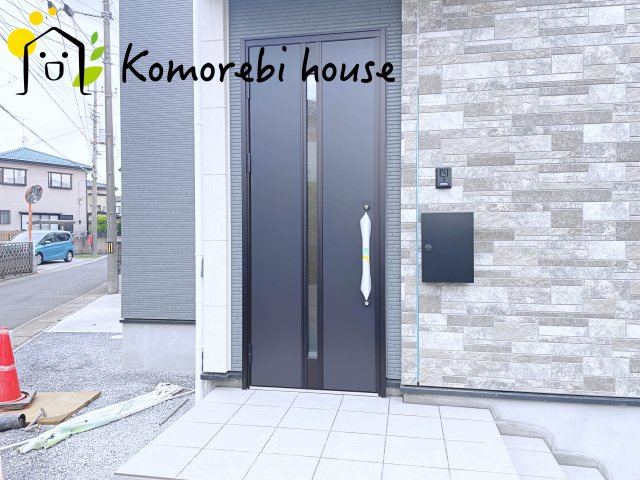 桶川市朝日　2期　新築一戸建て　KEIAI GRACE　01の玄関|26.4.10　撮影済み