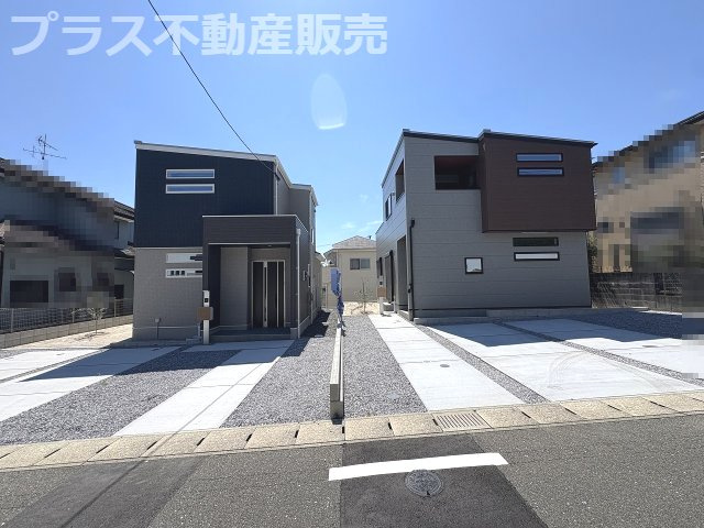 【外観】 | 大野城市第6南ヶ丘1丁目　1号棟（全2棟）【仲介手数料無料・0円】 | 現地写真。プラス不動産販売なら、現場の全ての棟をまとめてご見学頂けます。