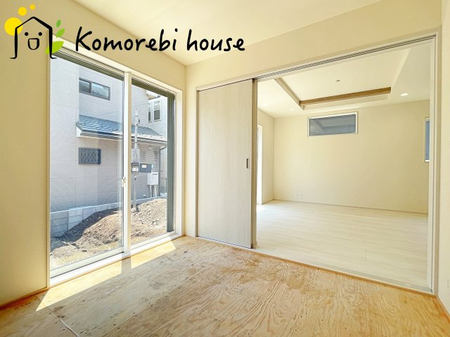 桶川市北1丁目　8期　新築一戸建て　ブルーミングガーデン　02の和室|26.5.14　撮影済み