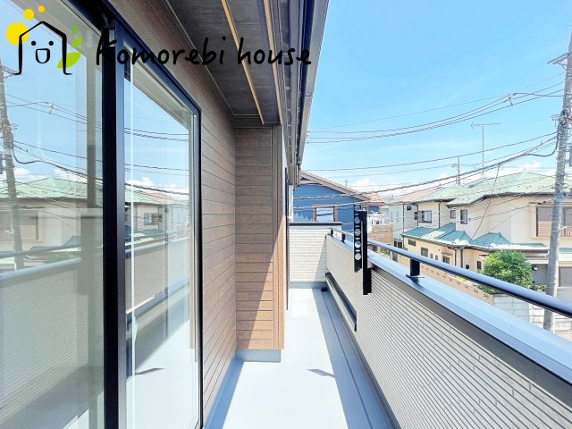 桶川市北1丁目　8期　新築一戸建て　ブルーミングガーデン　02のバルコニー|26.5.14　撮影済み