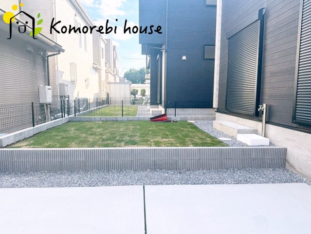 桶川市北1丁目　8期　新築一戸建て　ブルーミングガーデン　02の庭|お庭が付いています