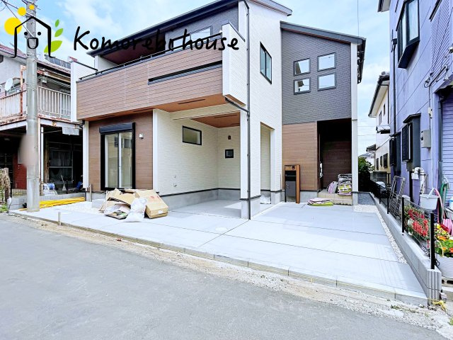 桶川市北1丁目　7期　新築一戸建て　ブルーミングガーデン　01の駐車場|26.4.20　撮影済み