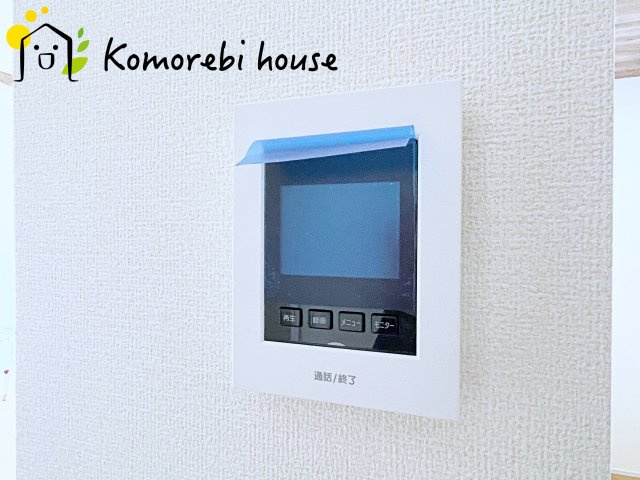 桶川市坂田　新築一戸建て　02の防犯設備|モニター付インターホンです
