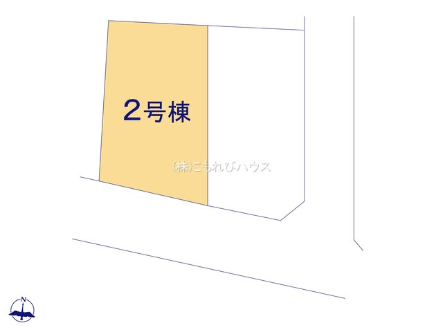 桶川市坂田　新築一戸建て　02の区画図|2号棟