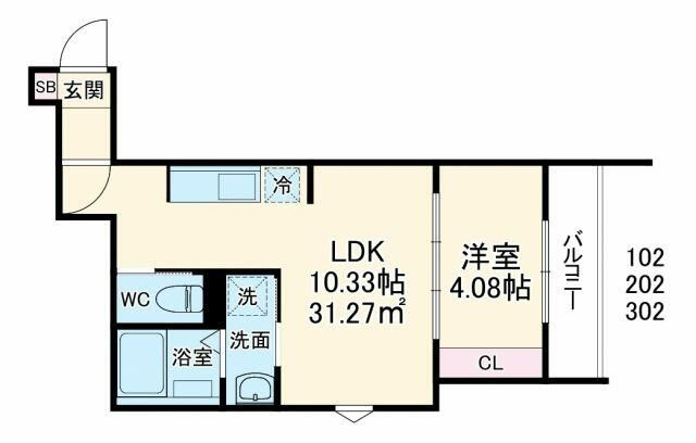 ＧＲＡＤＵＳ日進町の間取り