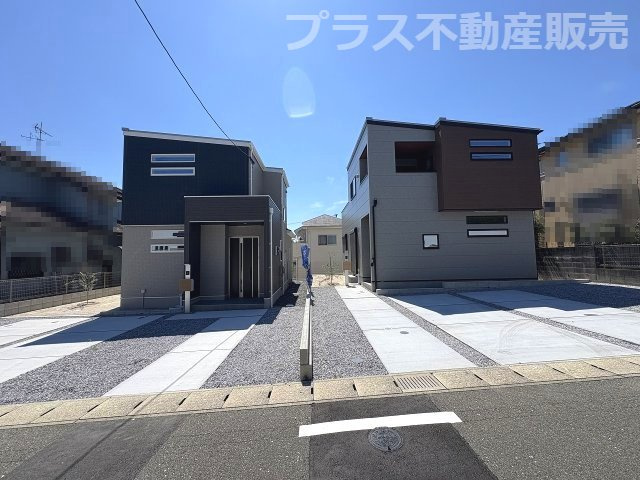 【外観】 | 大野城市第6南ヶ丘1丁目　2号棟（全2棟）【仲介手数料無料・0円】 | 現地写真。プラス不動産販売なら、現場の全ての棟をまとめてご見学頂けます。