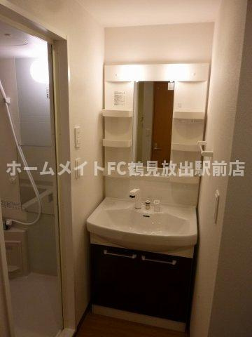 大阪市鶴見区浜４丁目の賃貸マンションの洗面所