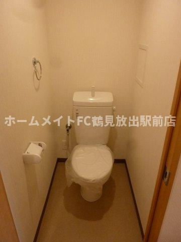 大阪市鶴見区浜４丁目の賃貸マンションのトイレ