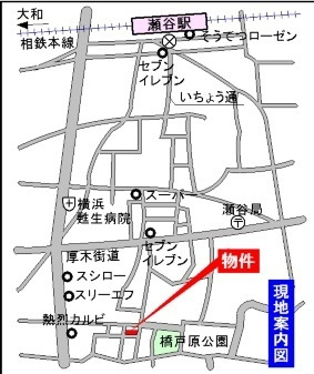 パークサイド青葉Ｂの地図|セキスイハイム施工　閑静な住環境