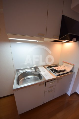 ブランクレール谷町のキッチン|ブランクレール谷町　2口ガスシステムキッチン