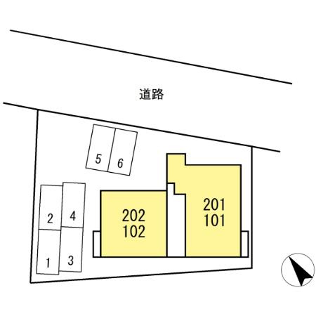 グレイス高来の区画図