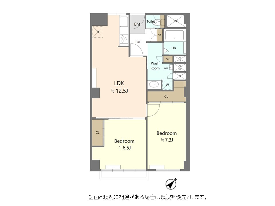 ヴィラ赤坂の間取り
