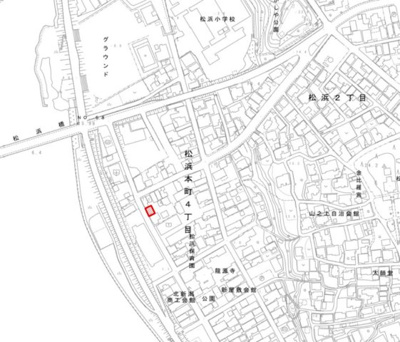 【区画図】 | 新潟市北区松浜本町4丁目　売地