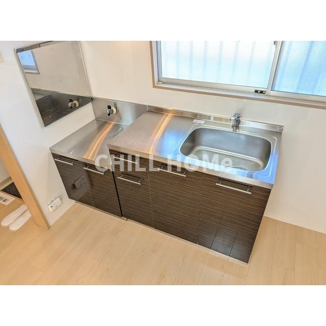 前橋市朝日町４丁目の賃貸マンションのキッチン|当社、チルホームのHPもご覧ください(^^)/物件情報多数♪