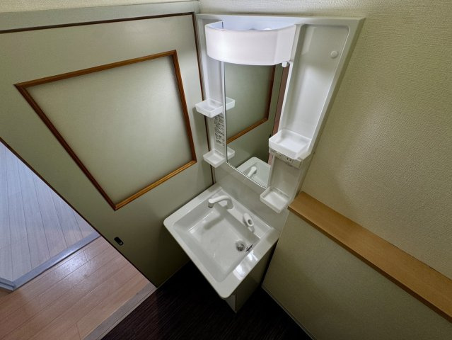 メゾンソレイユの洗面所|当社、チルホームのHPもご覧ください(^^)/物件情報多数♪