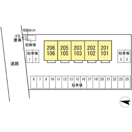 グロースピュアの区画図
