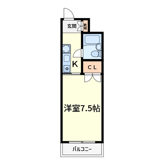 【間取り】 | ハイツ沢良木